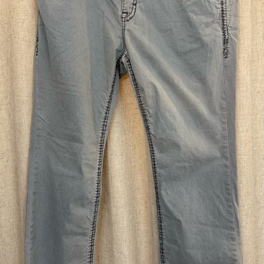Rock Revival Gray Straight Men's Jeans
